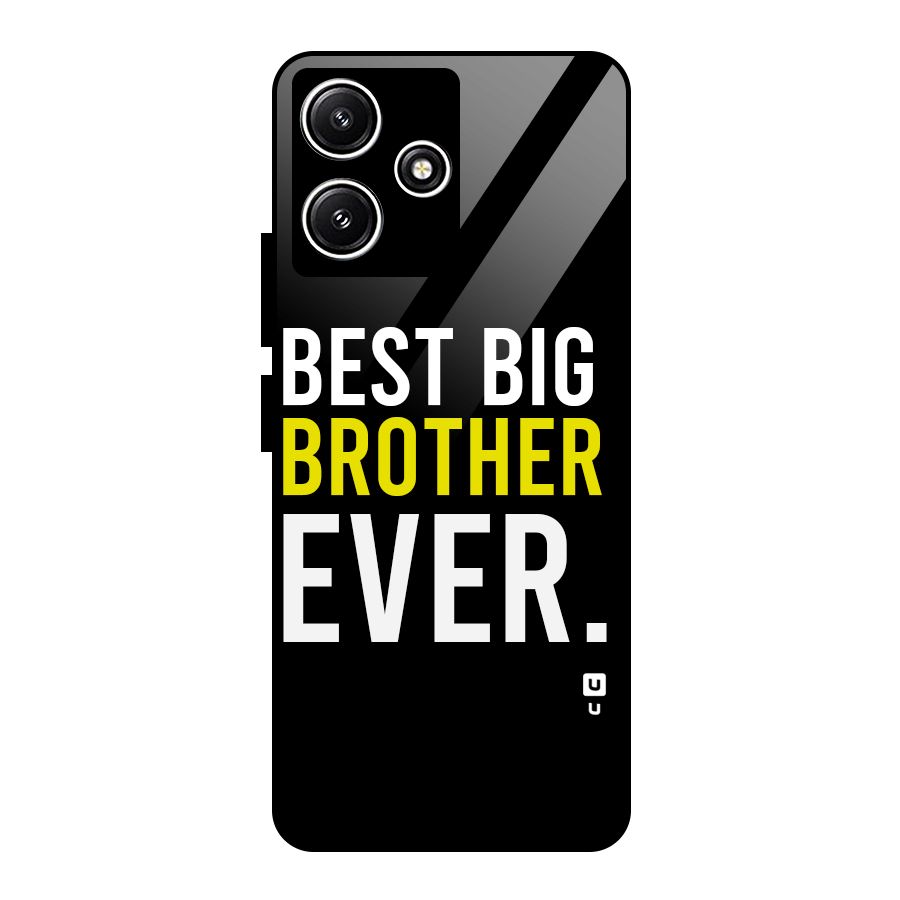 Best Brother Ever Glass Back Case for Redmi 12 5G