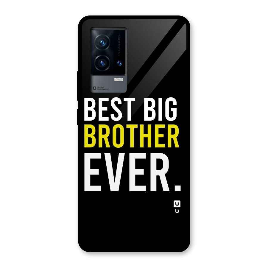 Best Brother Ever Glass Back Case for iQOO 9 5G