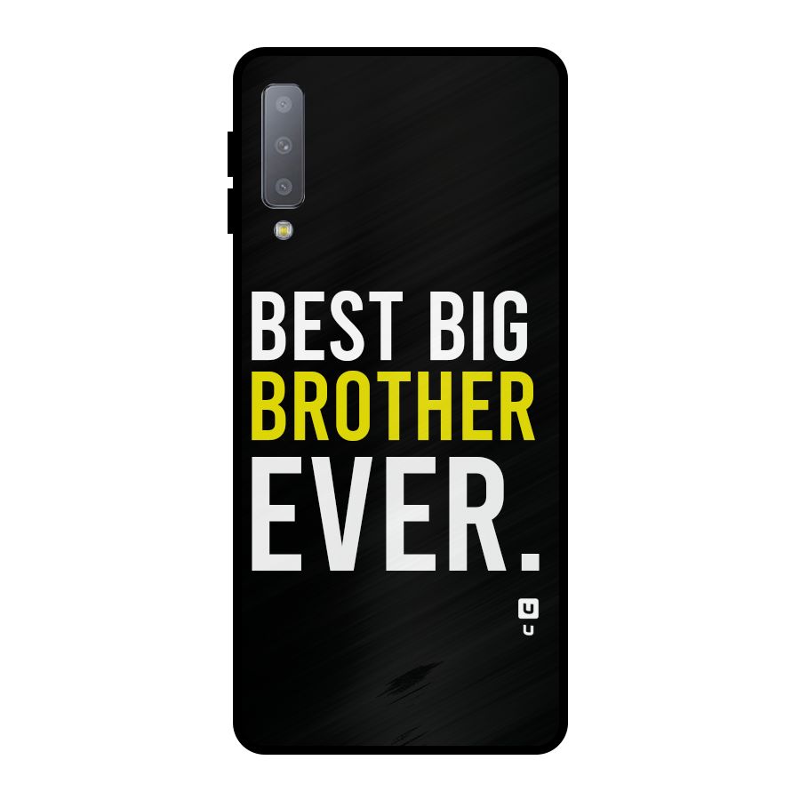 Best Brother Ever Metal Back Case for Galaxy A7 (2018)