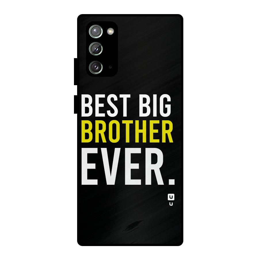 Best Brother Ever Metal Back Case for Galaxy Note 20