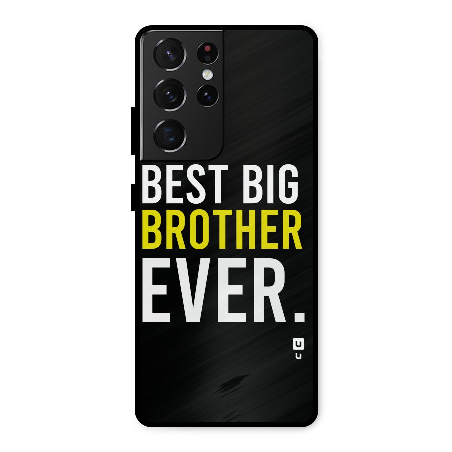 Best Brother Ever Metal Back Case for Galaxy S21 Ultra 5G