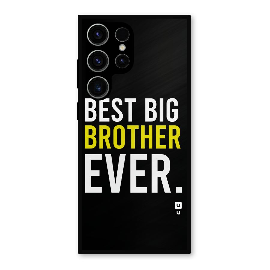Best Brother Ever Metal Back Case for Galaxy S23 Ultra