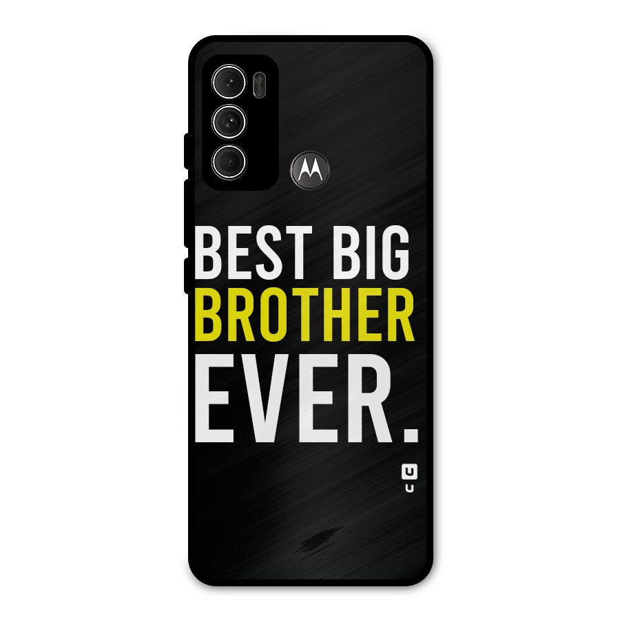 Best Brother Ever Metal Back Case for Moto G60