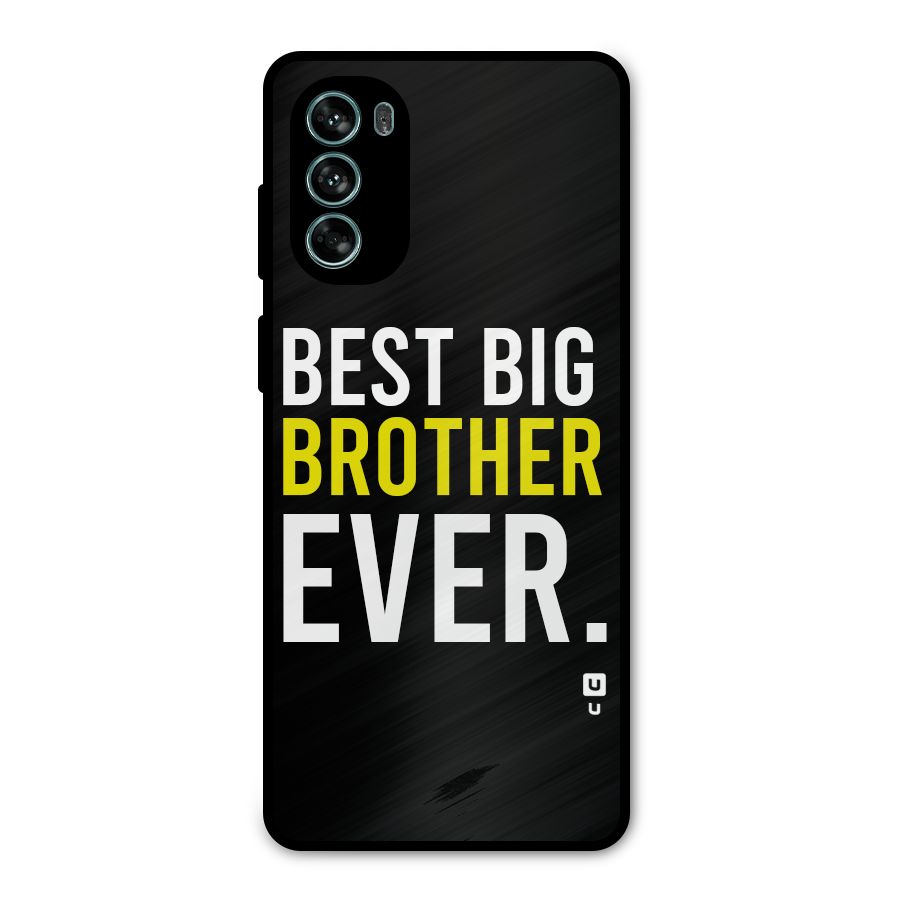Best Brother Ever Metal Back Case for Moto G62