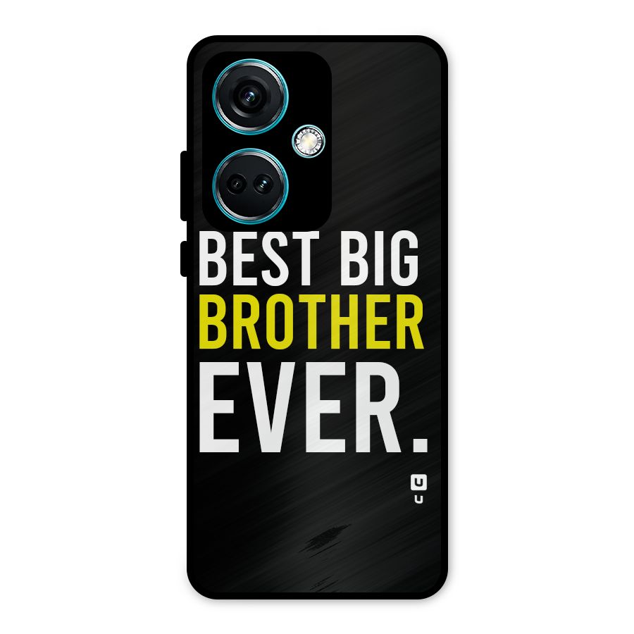 Best Brother Ever Metal Back Case for OnePlus Nord CE 3 5G