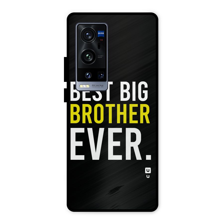 Best Brother Ever Metal Back Case for Vivo X60 Pro Plus