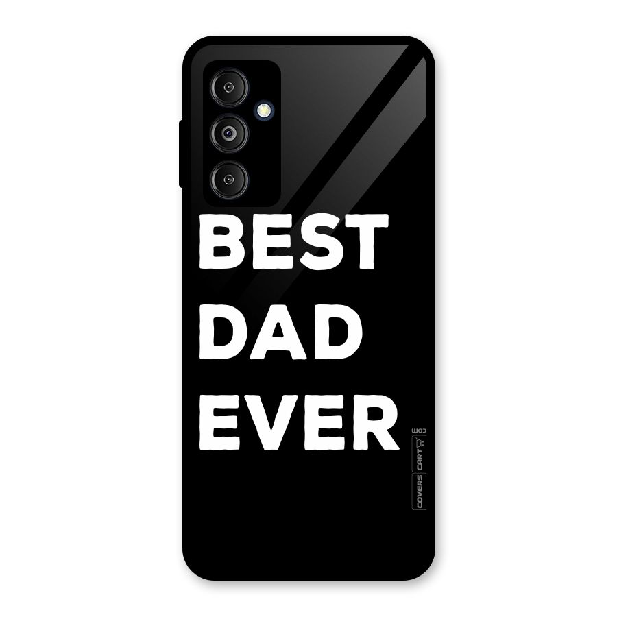 Best Dad Ever Glass Back Case for Galaxy M14 5G
