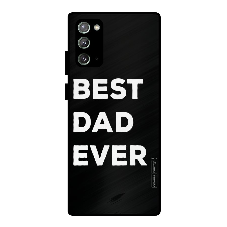 Best Dad Ever Metal Back Case for Galaxy Note 20