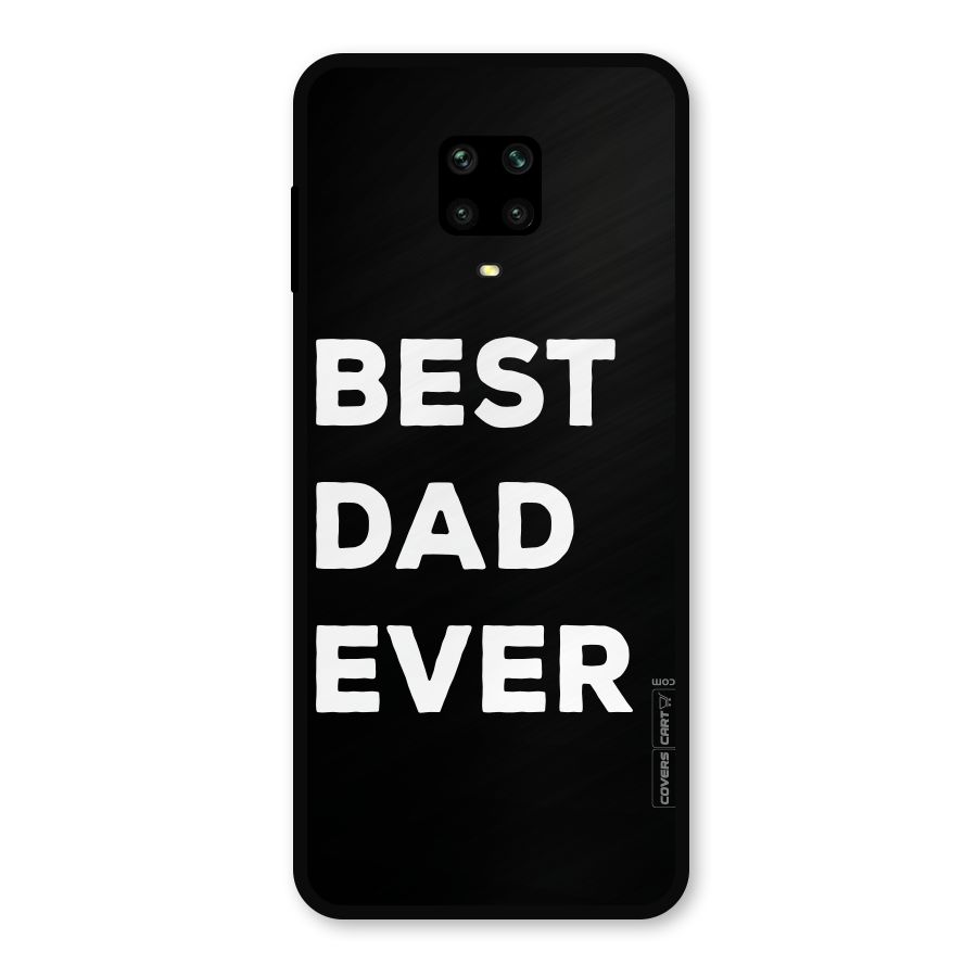Best Dad Ever Metal Back Case for Redmi Note 10 Lite