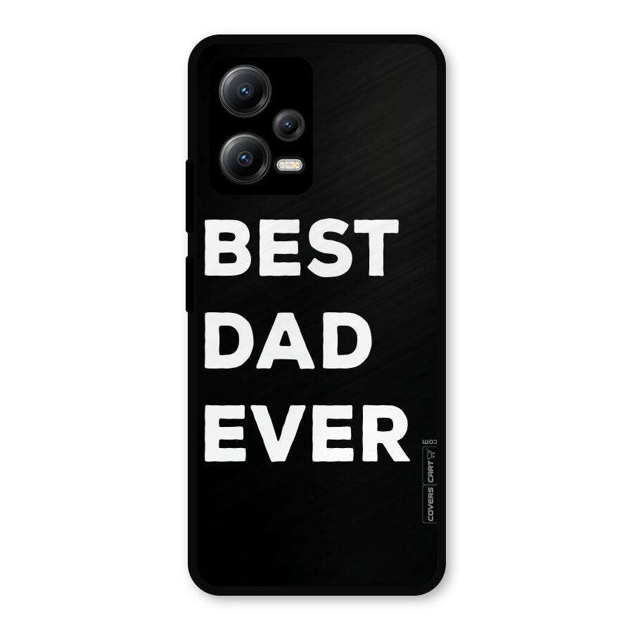 Best Dad Ever Metal Back Case for Redmi Note 12 5G