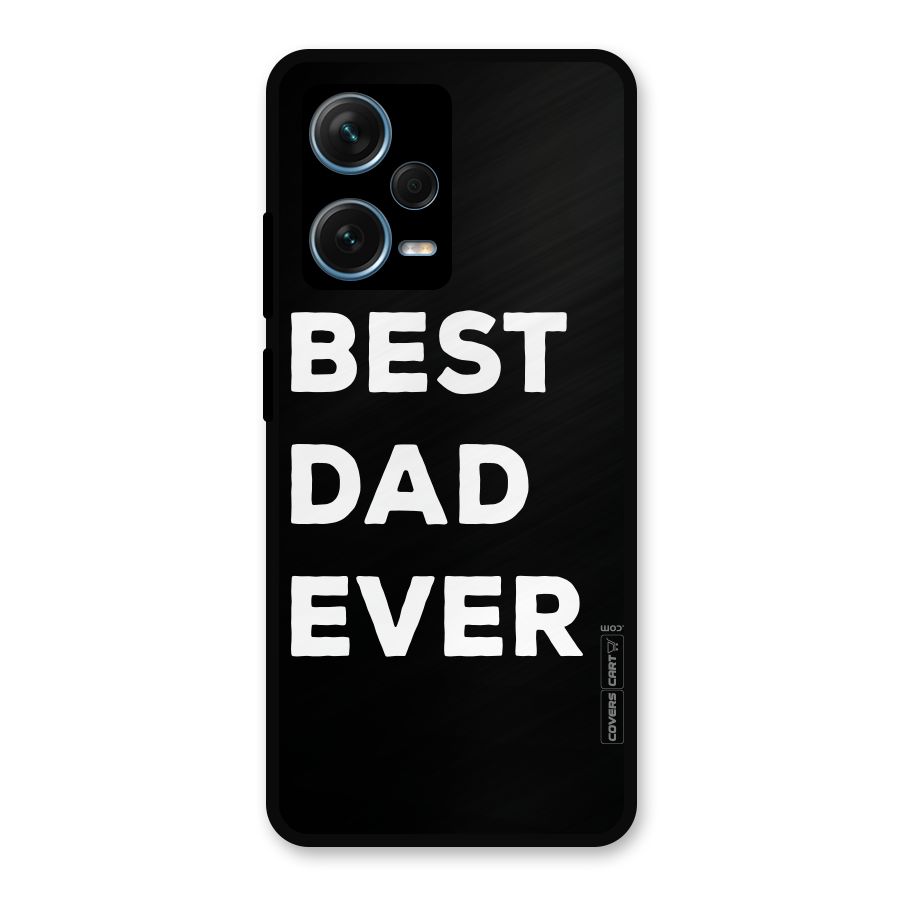 Best Dad Ever Metal Back Case for Redmi Note 12 Pro Plus 5G