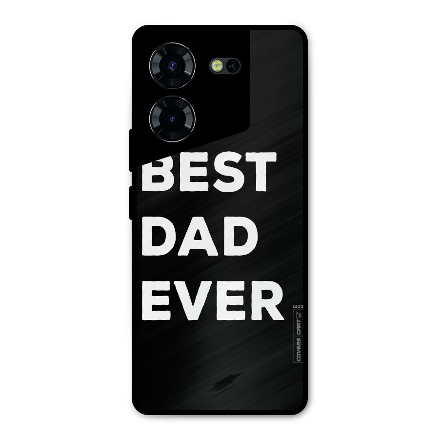 Best Dad Ever Metal Back Case for Tecno Pova 5 Pro 5G