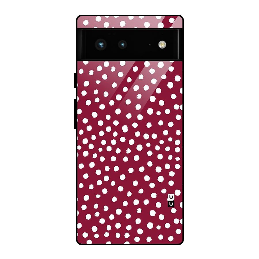 Best Dots Pattern Glass Back Case for Google Pixel 6