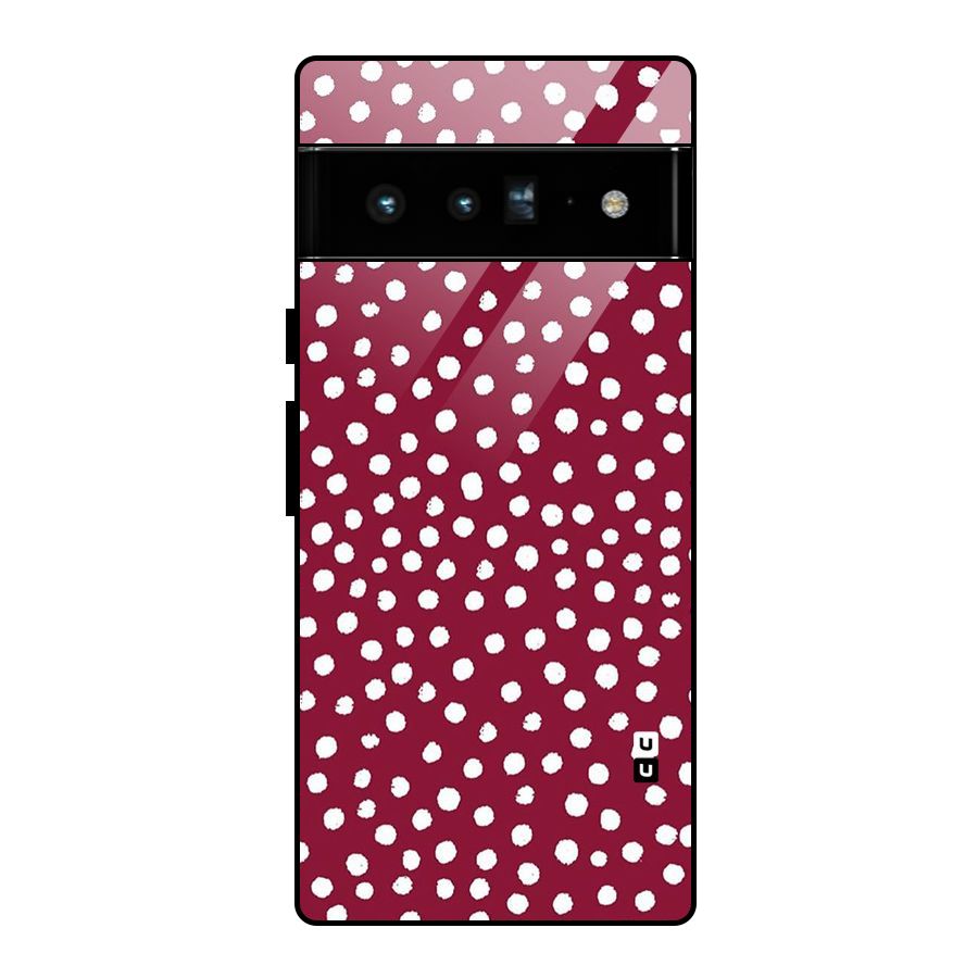 Best Dots Pattern Glass Back Case for Google Pixel 6 Pro