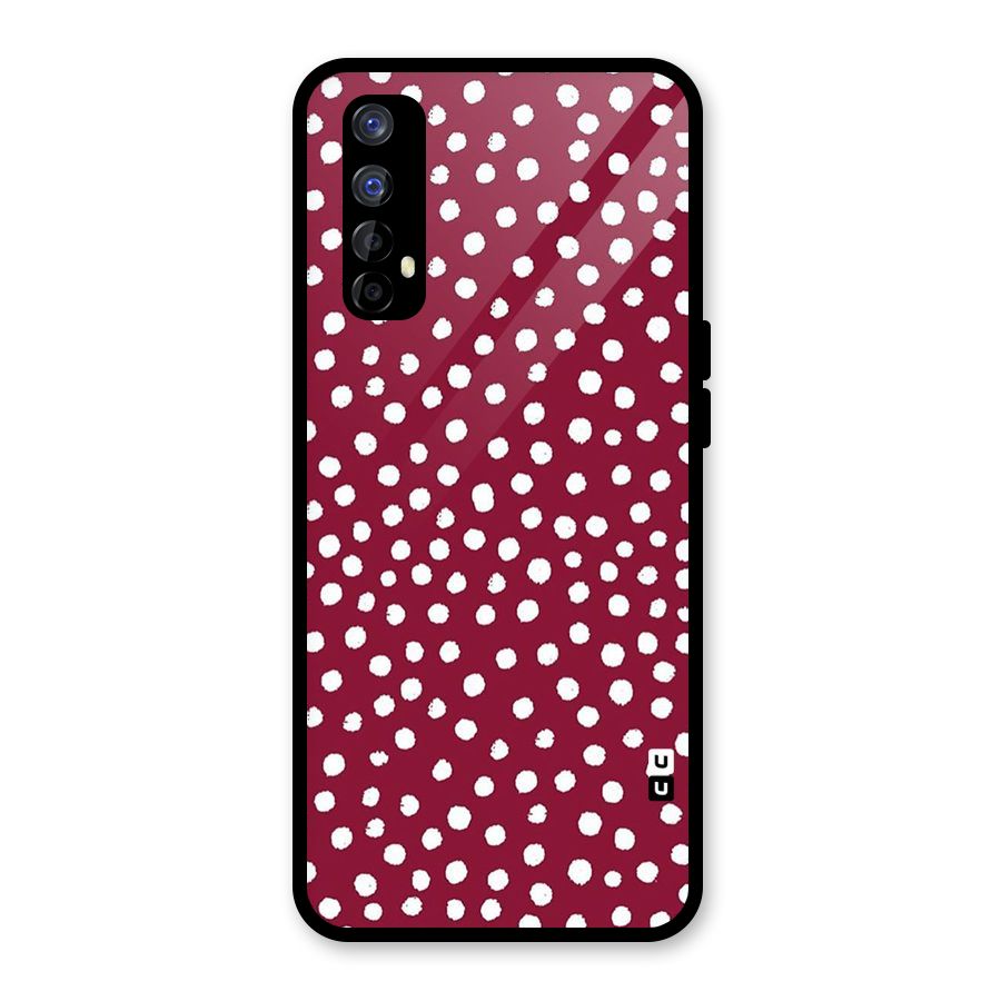 Best Dots Pattern Glass Back Case for Realme 7