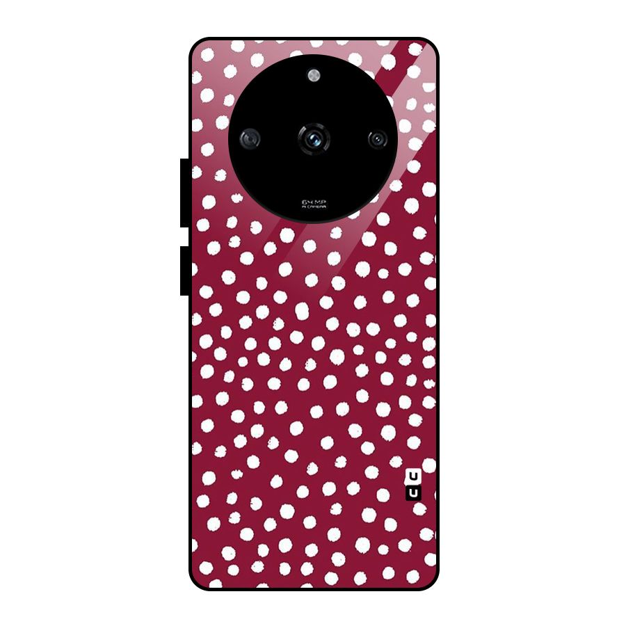 Best Dots Pattern Glass Back Case for Realme Narzo 60 5G