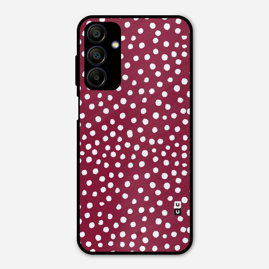 Best Dots Pattern Metal Back Case for Galaxy A15 5G