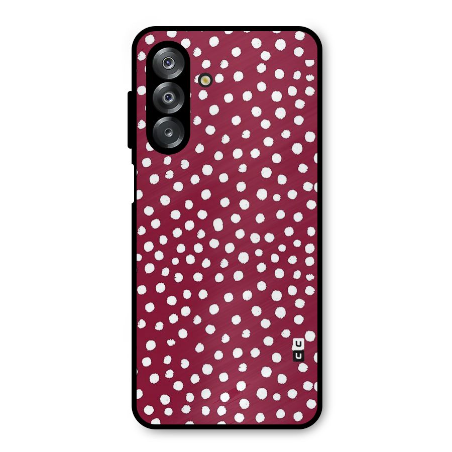 Best Dots Pattern Metal Back Case for Galaxy A26