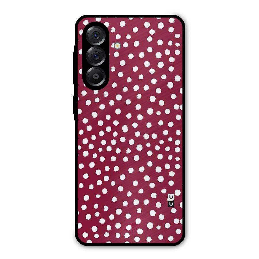 Best Dots Pattern Metal Back Case for Galaxy A56
