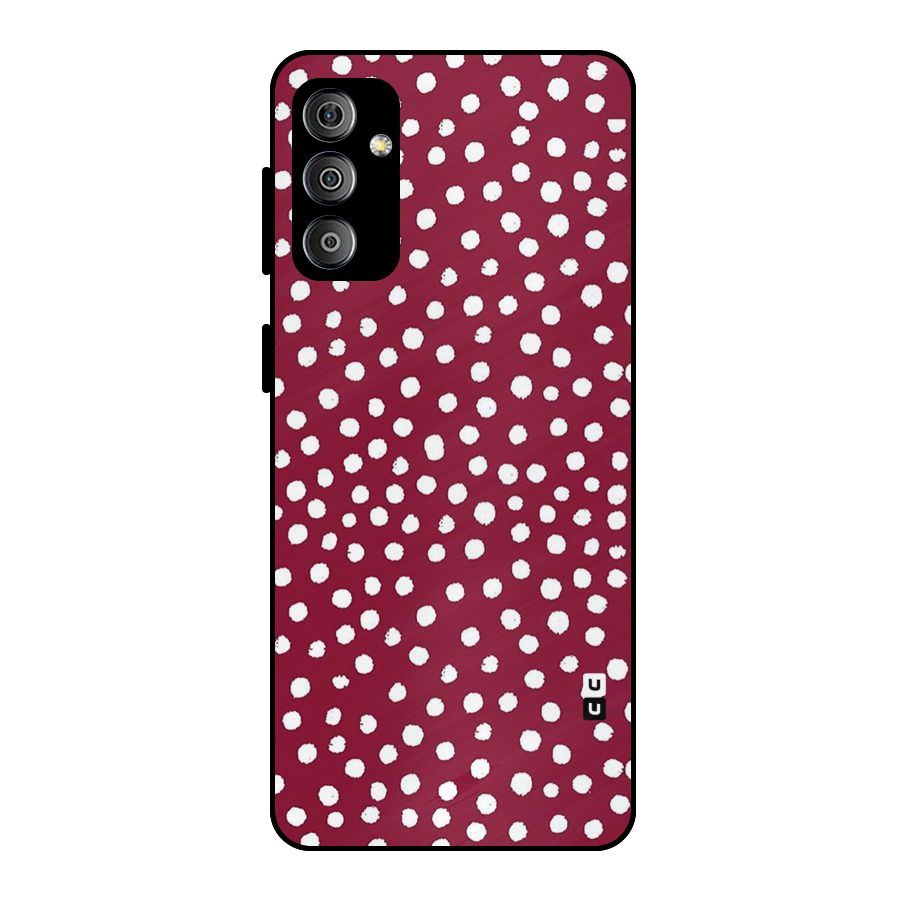 Best Dots Pattern Metal Back Case for Galaxy F23