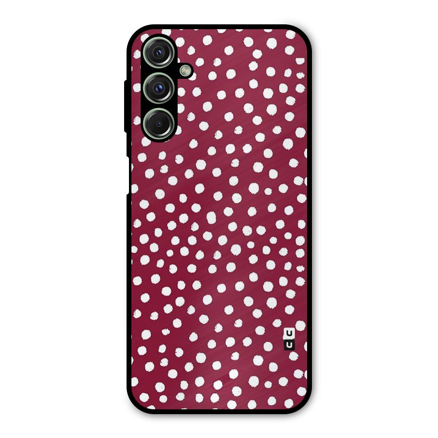 Best Dots Pattern Metal Back Case for Galaxy F34