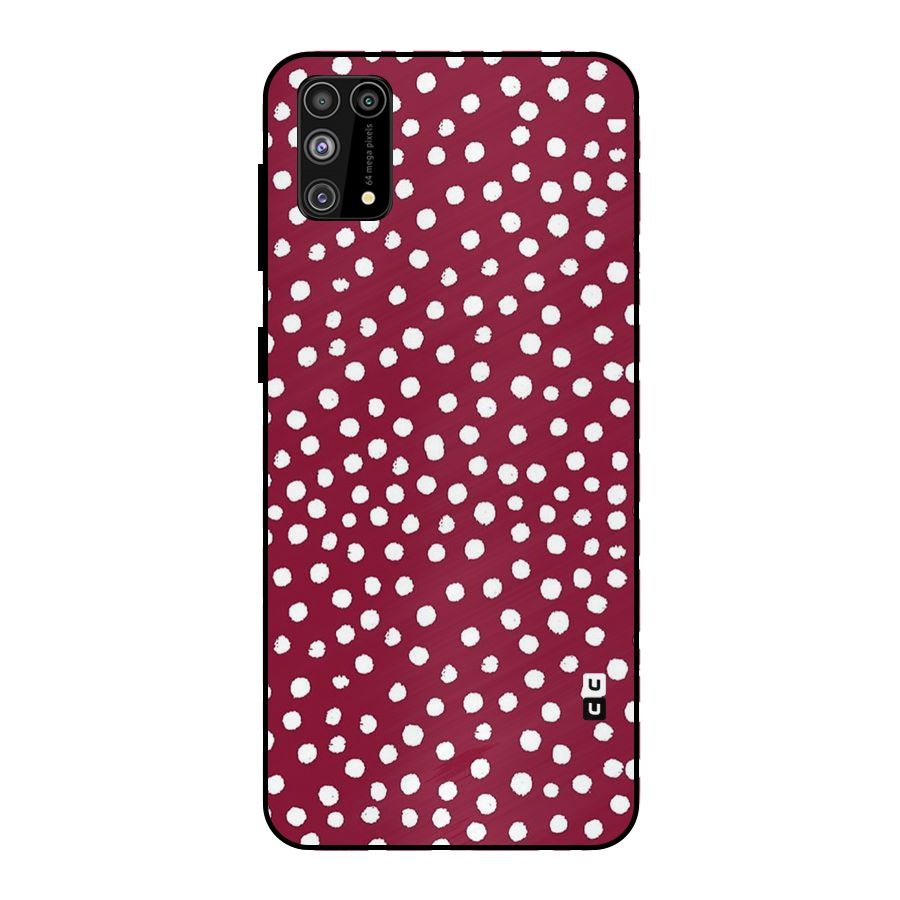 Best Dots Pattern Metal Back Case for Galaxy F41