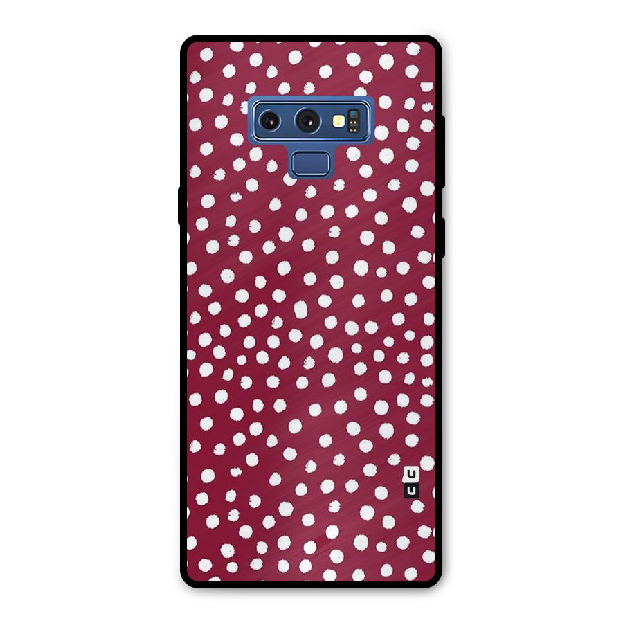 Best Dots Pattern Metal Back Case for Galaxy Note 9