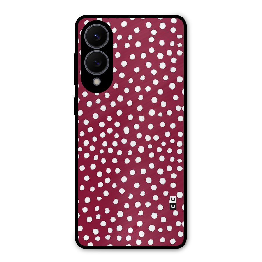 Best Dots Pattern Metal Back Case for Galaxy S25 Edge