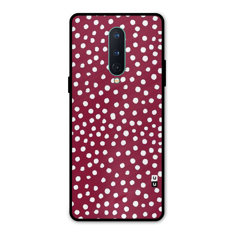 Best Dots Pattern Metal Back Case for OnePlus 8