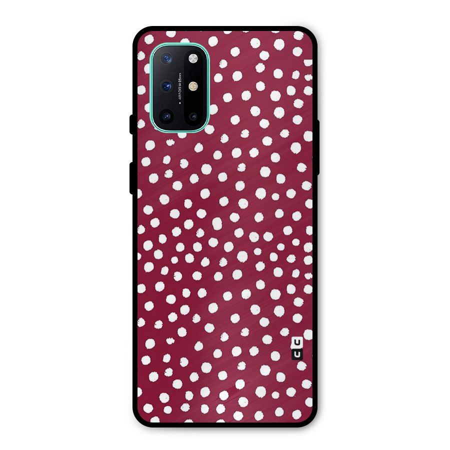 Best Dots Pattern Metal Back Case for OnePlus 8T
