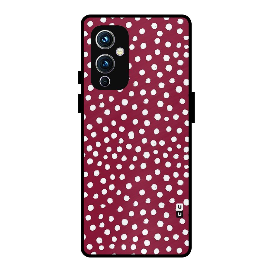 Best Dots Pattern Metal Back Case for OnePlus 9