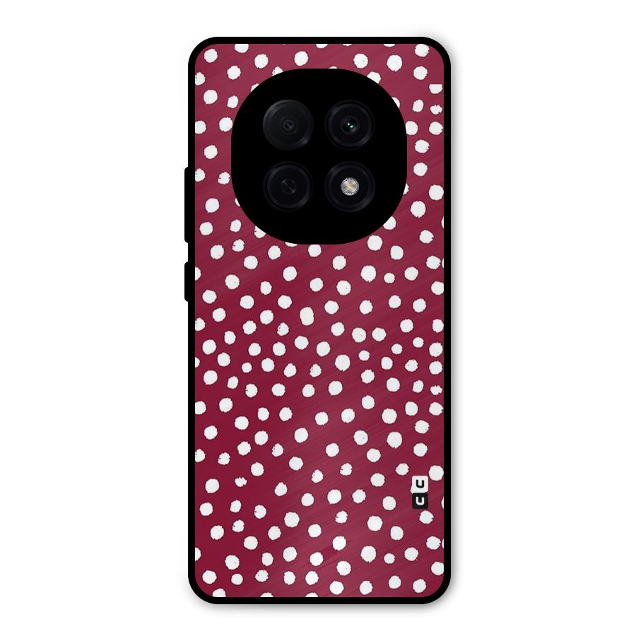 Best Dots Pattern Metal Back Case for Oppo F29 Pro