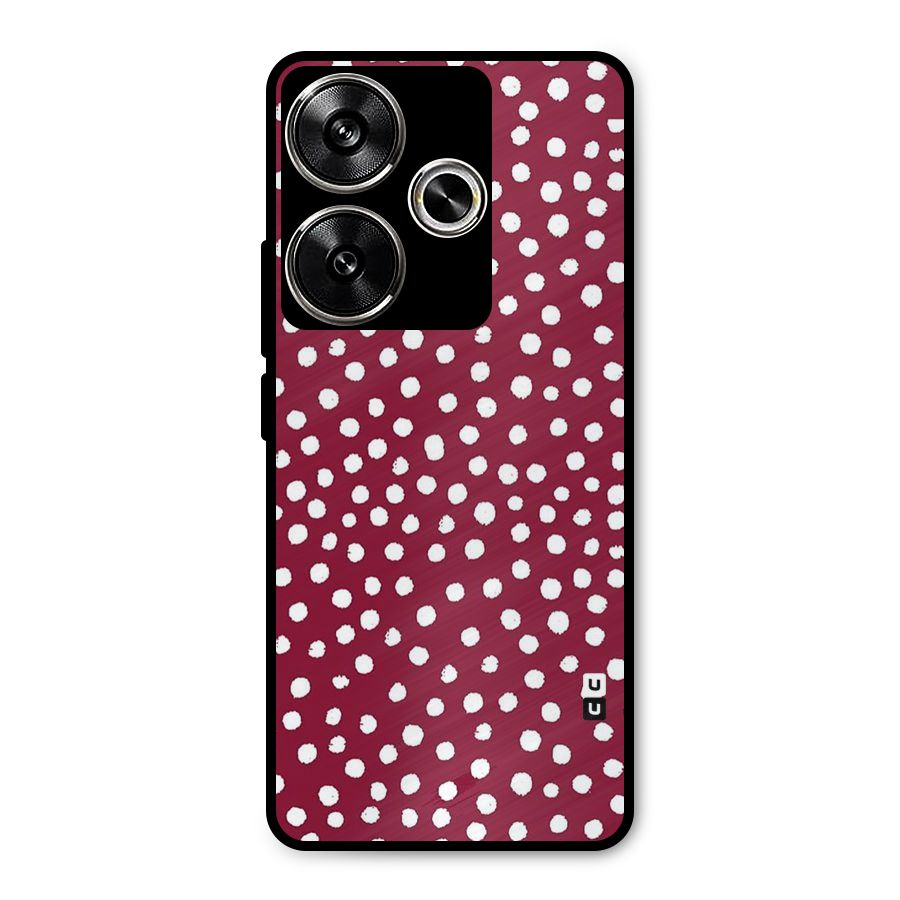 Best Dots Pattern Metal Back Case for Poco F6