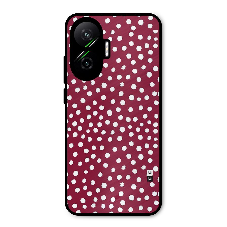 Best Dots Pattern Metal Back Case for Poco F7