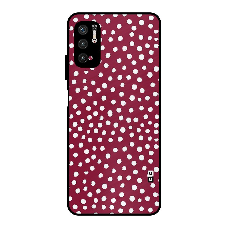 Best Dots Pattern Metal Back Case for Poco M3 Pro 5G
