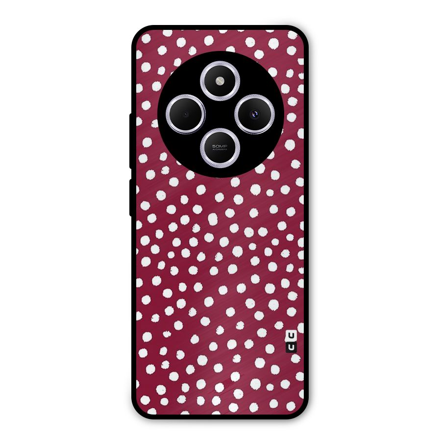 Best Dots Pattern Metal Back Case for Poco M7