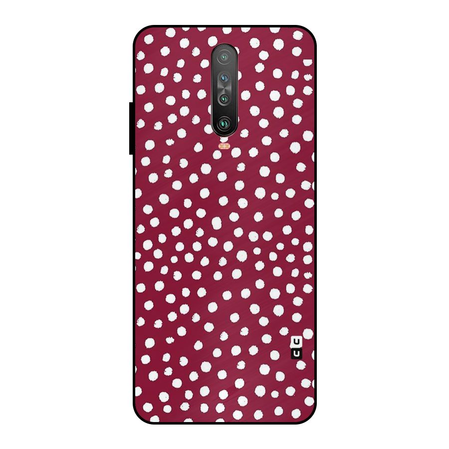 Best Dots Pattern Metal Back Case for Poco X2