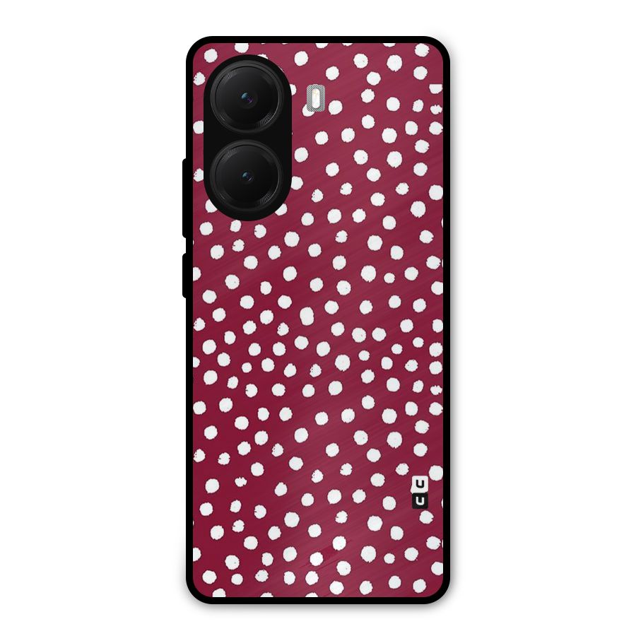 Best Dots Pattern Metal Back Case for Poco X7 Pro