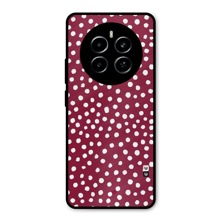 Best Dots Pattern Metal Back Case for Realme P1