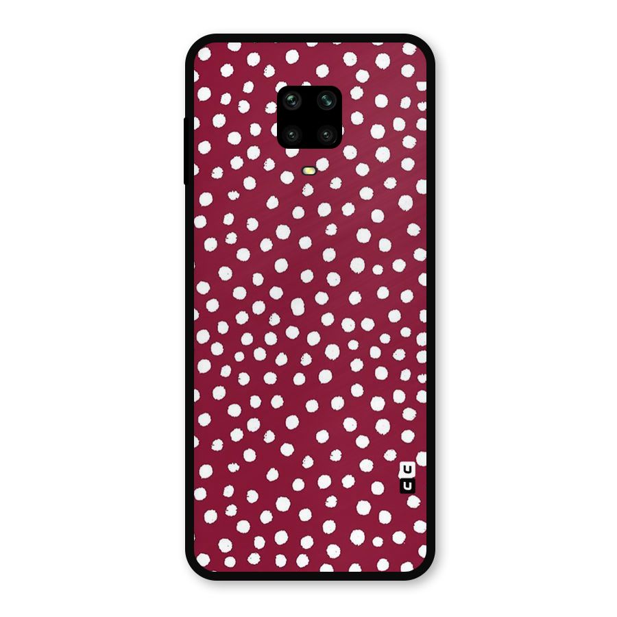 Best Dots Pattern Metal Back Case for Redmi Note 10 Lite