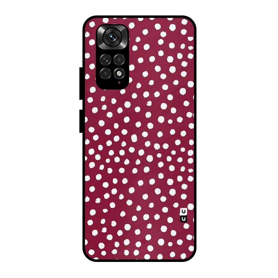 Best Dots Pattern Metal Back Case for Redmi Note 11 Pro Plus 5G