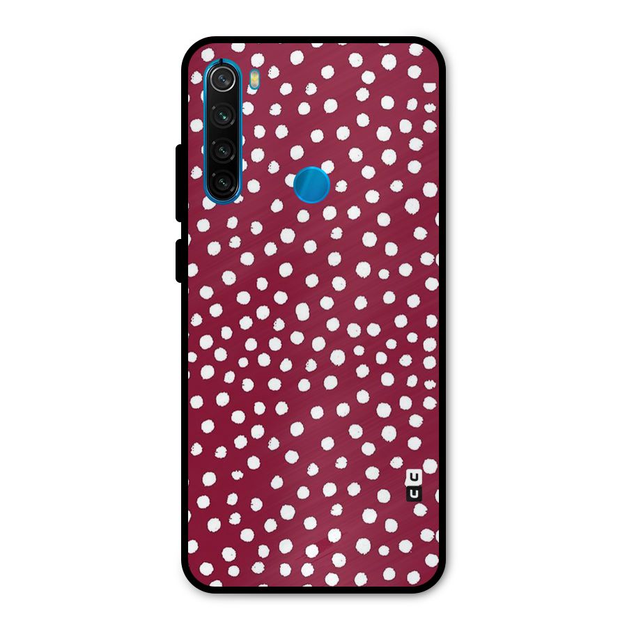 Best Dots Pattern Metal Back Case for Redmi Note 8