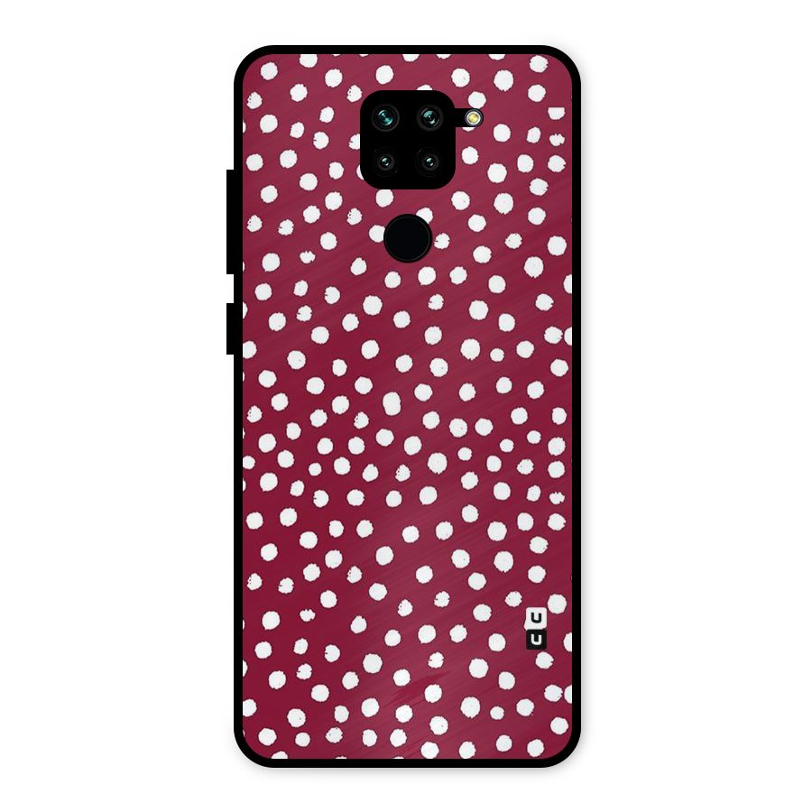 Best Dots Pattern Metal Back Case for Redmi Note 9