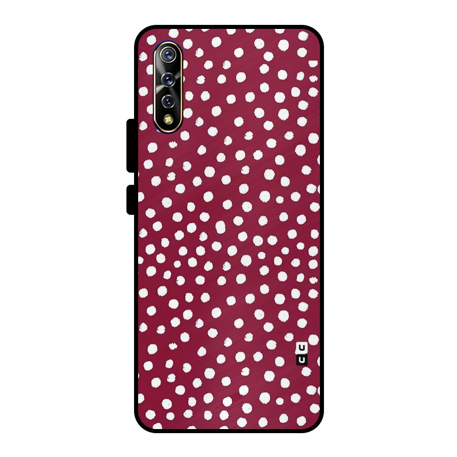Best Dots Pattern Metal Back Case for Vivo S1