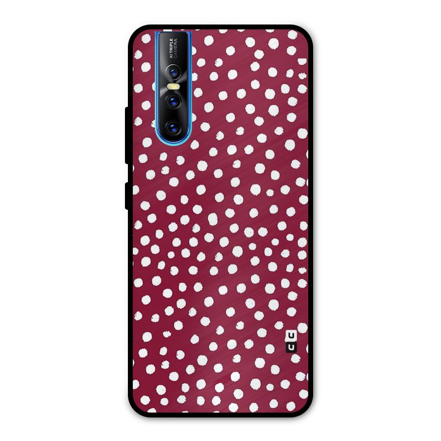 Best Dots Pattern Metal Back Case for Vivo V15 Pro