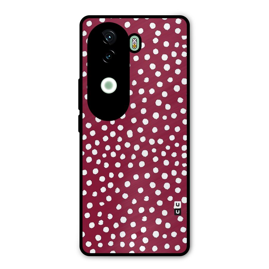 Best Dots Pattern Metal Back Case for Vivo V40e