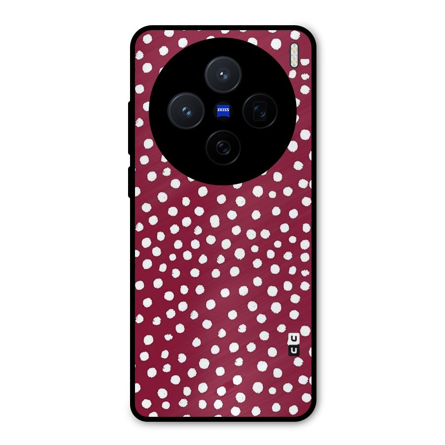 Best Dots Pattern Metal Back Case for Vivo X200