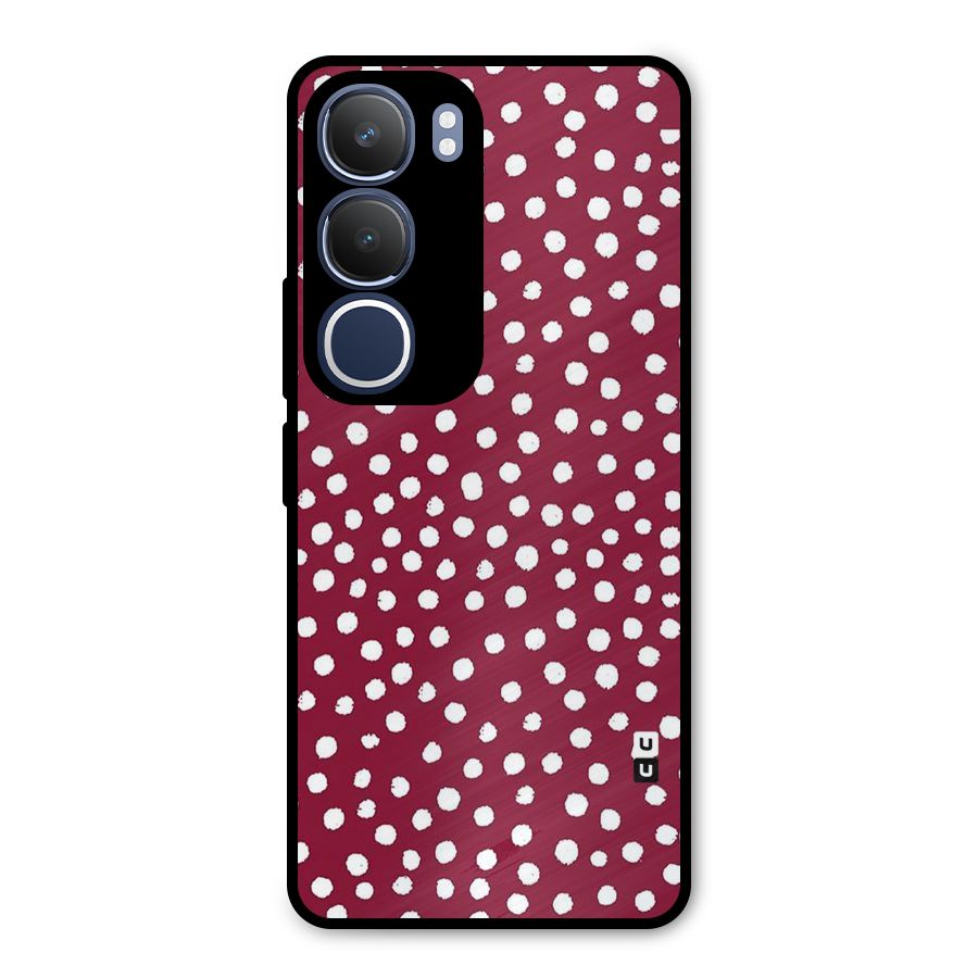 Best Dots Pattern Metal Back Case for Vivo Y29