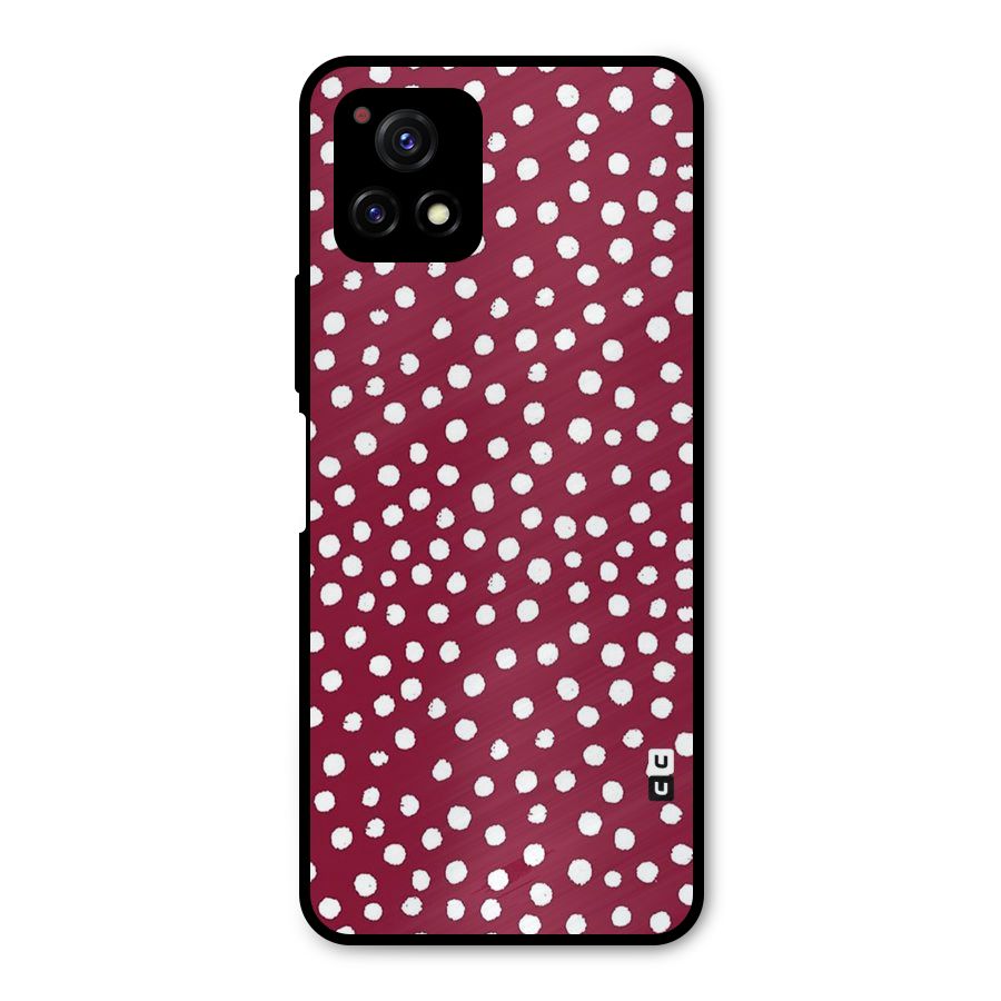 Best Dots Pattern Metal Back Case for Vivo Y72 5G