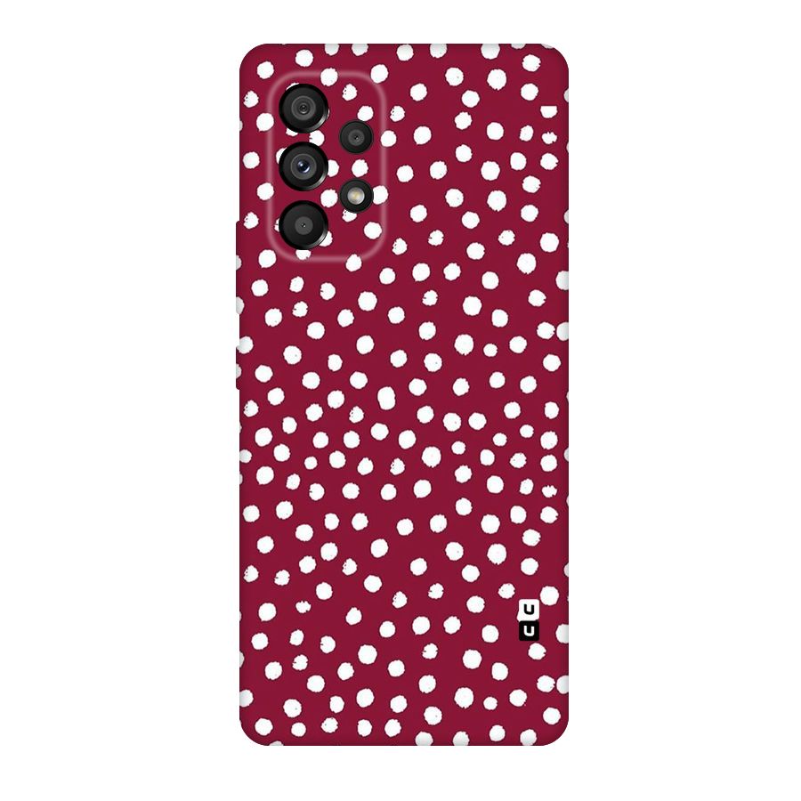 Best Dots Pattern Original Polycarbonate Back Case for Galaxy A53 5G